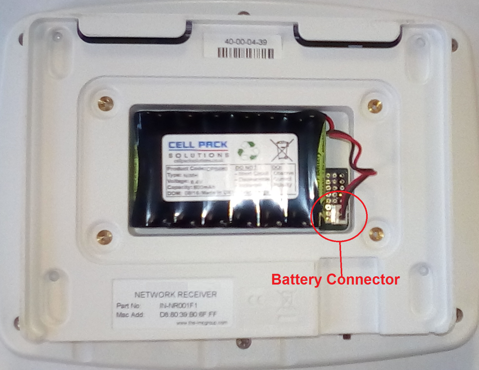 IceSpy Unit Battery Connector