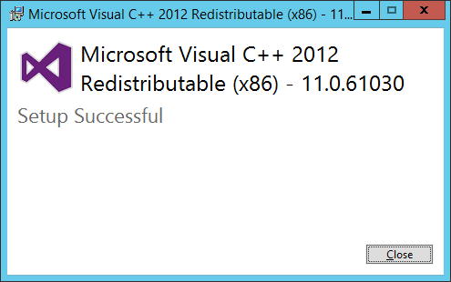 MS C++ Installed