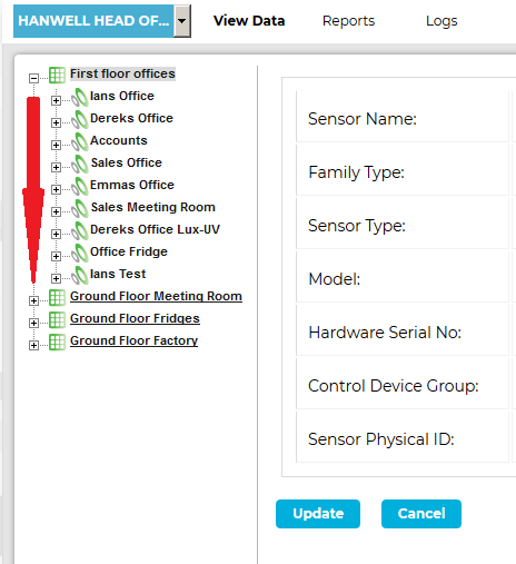 Accessing Sensor Properties available senosrs