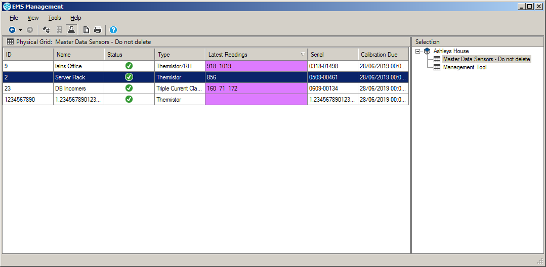 Synergy Management - Calibration Mode