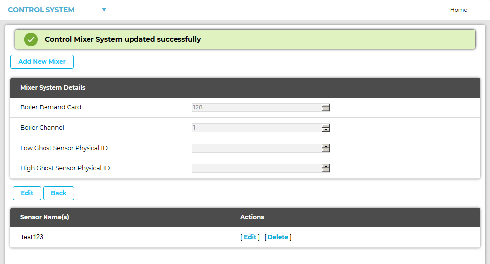 Control Mixer System Updated Successfully2