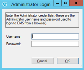 Backup Admin Login