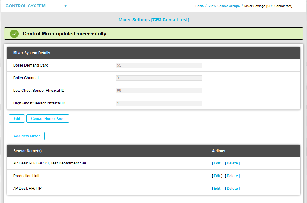 Control Mixer Updated Successfully NEW