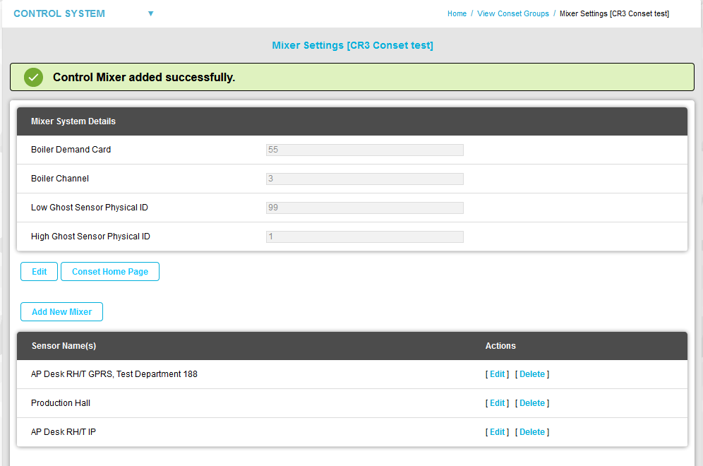 Control Mixer Added Successfully NEW