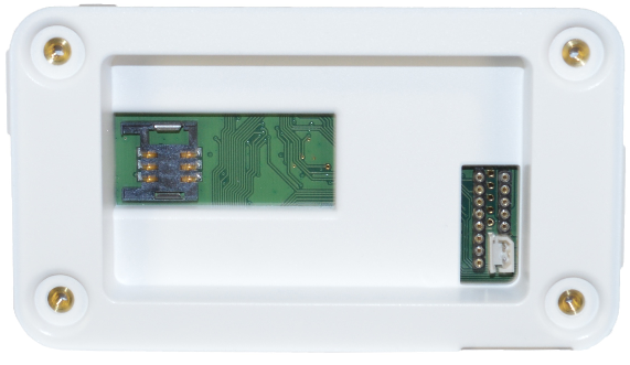 SMS Module Battery Cover Removed