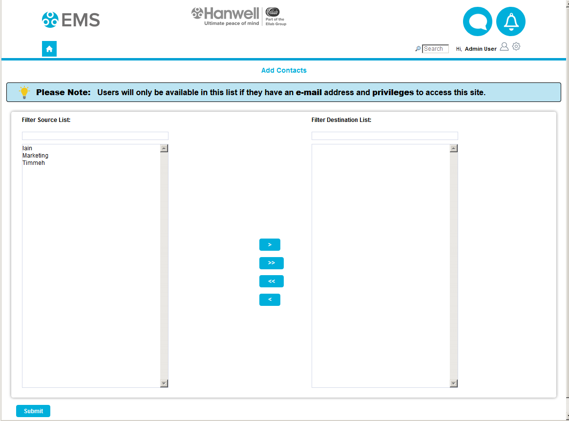 Custom Report Add System Contacts