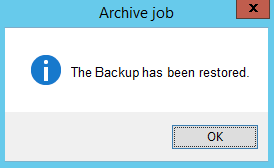 Archive Backup Restore 3