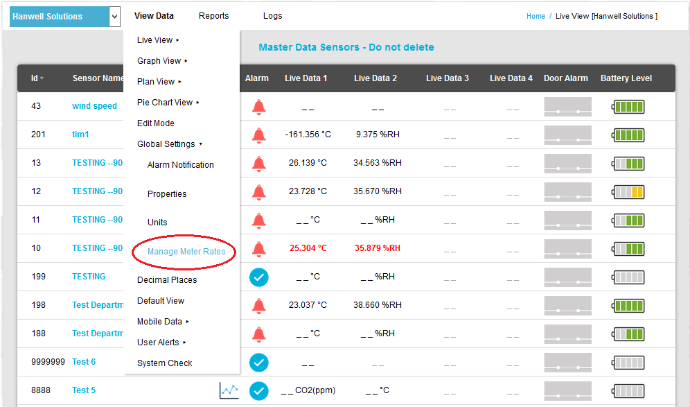 Manage Meter Rates New