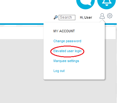 Elevated User Login