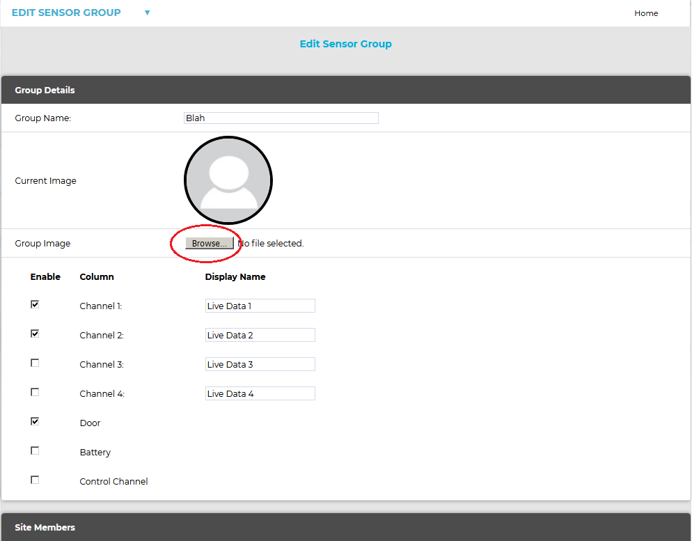 Edit Sensor Group Add Image2