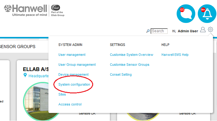 Report Langauge System Configuration