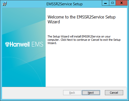 SR2 SetUp EMS Install