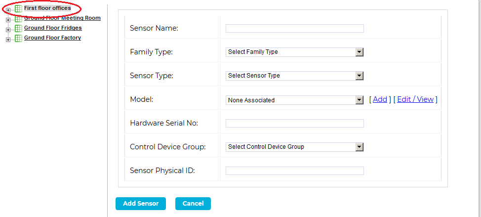 Add Sensor Window 2