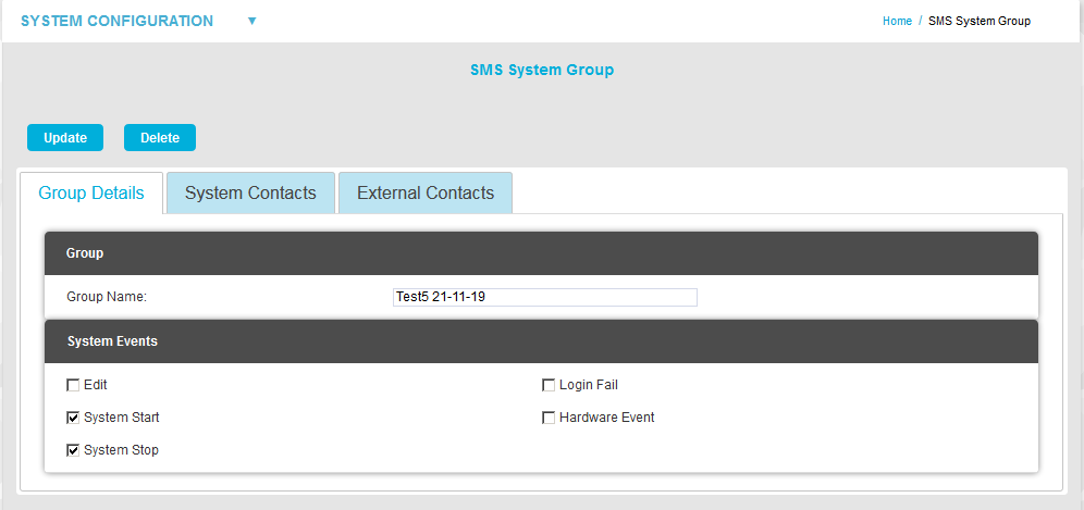 SMS System Group2